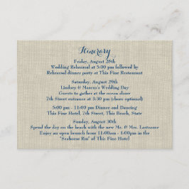 ヒトデ青あじさい結婚の洞察力 エンクロージャーカード