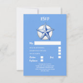 ヒトデ青白結婚銀の反応 出欠カード (正面)