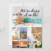 ヒトデ非公式ビーチ結婚式 招待状 (正面)