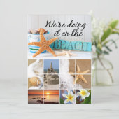 ヒトデ非公式ビーチ結婚式 招待状 (スタンド正面)