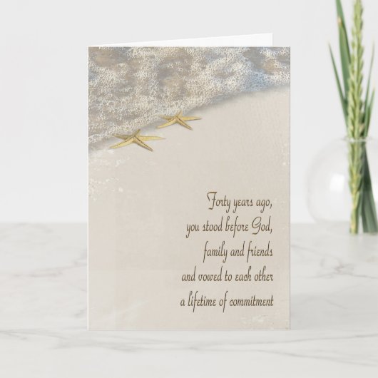 ヒトデ40周年 カード (正面)