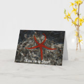 ヒトデ、あなたは星! カード (黄色い花)