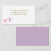 ヒトデ エンクロージャーカード (正面/裏面)