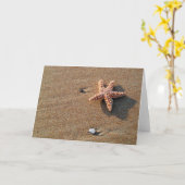 ヒトデ カード (黄色い花)