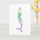 ヒトデ カード (黄色い花)