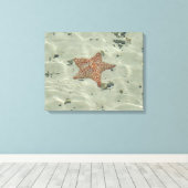 ヒトデ キャンバスプリント (インサイチュ (ウッドフロア))