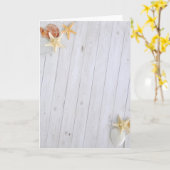 ヒトデ&シェルズホリ航海のデー カード (黄色い花)