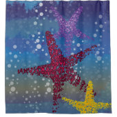 ヒトデ シャワーカーテン (正面)