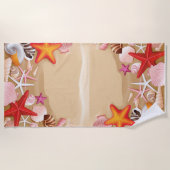 ヒトデ・シーシェル・タオル ビーチタオル (正面)