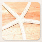ヒトデ スクエアペーパーコースター (正面)