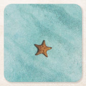 ヒトデ スクエアペーパーコースター (正面)