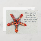 ヒトデ ポストカード (正面/裏面)