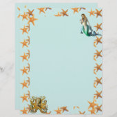 ヒトデ，人魚，タコ文房具 (正面/裏面)