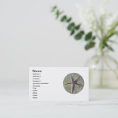 ヒトデ 名刺 (スタンド正面)