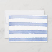 ヒトデ |海の赤ちゃんシャワーで本を持って来る 招待状 (裏面)