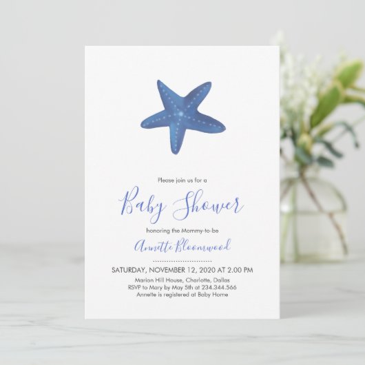 ヒトデ |海の赤ちゃん 招待状 (スタンド正面)