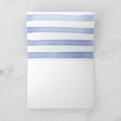 ヒトデ |海ベビーシャワーありがとう サンキューカード (内部)