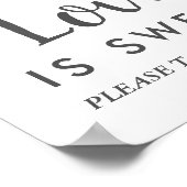 ヒトデ |海結婚の愛は甘いサイン ポスター (角)