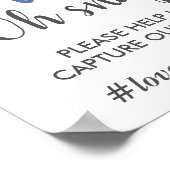 ヒトデ |海結婚のInstagramサイン ポスター (角)