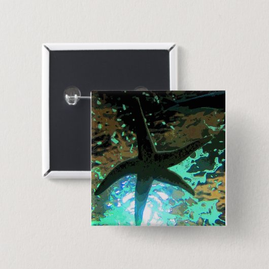 ヒトデCB 缶バッジ (正面&裏面)