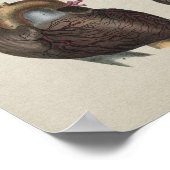 ヒトハート解剖学ヴィンテージプリント ポスター (角)