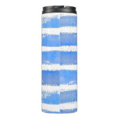 ヒトモノグラム航海のビーチストライプ水の色 タンブラー (裏面)