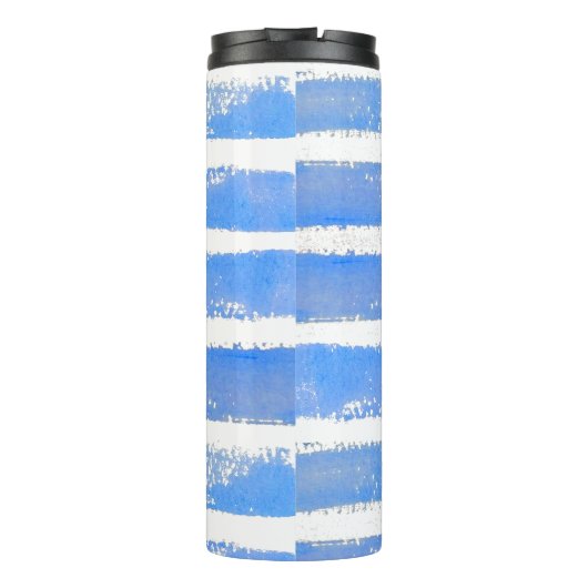 ヒトモノグラム航海のビーチストライプ水の色 タンブラー (裏面)