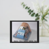 ヒト家禽葉書 ポストカード (スタンド正面)