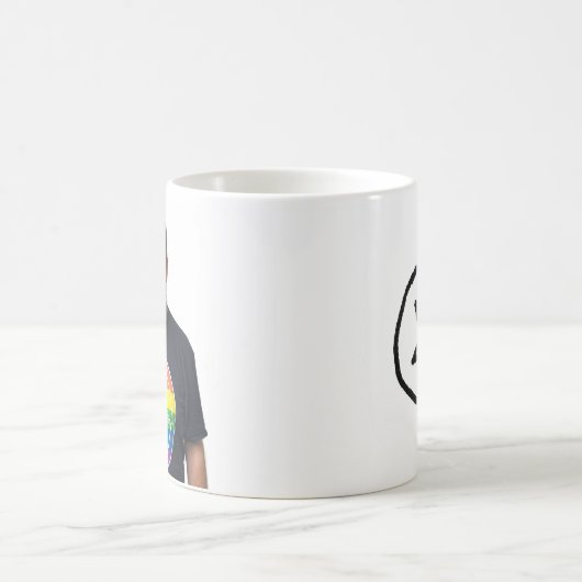 ヒト属のSatanisの公式のマグ コーヒーマグカップ (中央)