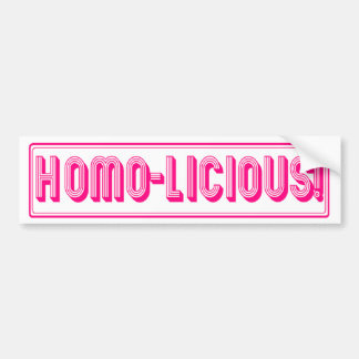 ヒト属Licious バンパーステッカー
