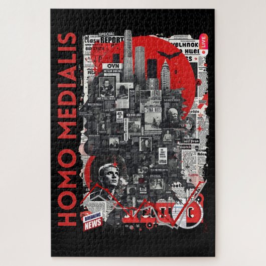 ヒト正中の ジグソーパズル (縦)