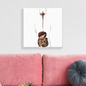 ヒト消化器系2 キャンバスプリント (インサイチュ (リビング))