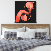 ヒト男性生殖器系3 キャンバスプリント (インサイチュ (寝室))