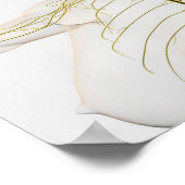 ヒト神経系の医学的イラストレーション ポスター (角)