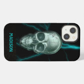 ヒト稲妻スカル iPhoneケース (裏面横)