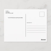 ヒト結婚デのビーチシーンを保存 ポストカード (裏面)