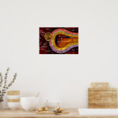 ヒト肺の肺胞の断面積 ポスター (キッチン)