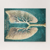 ヒト肺 ジグソーパズル (横)