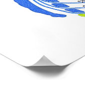 ヒト脊柱の図 ポスター (角)