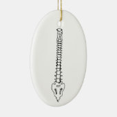 ヒト脊髄 セラミックオーナメント (右)