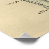 ヒト脛骨解剖学1902ヴィンテージプリント ポスター (角)