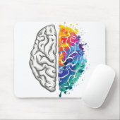 ヒト脳イラストレーション マウスパッド (マウス)