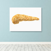 ヒト膵臓の概念像 キャンバスプリント (インサイチュ (ウッドフロア))