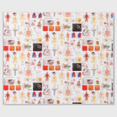 ヒト解剖学医学図 ラッピングペーパー (フラット)