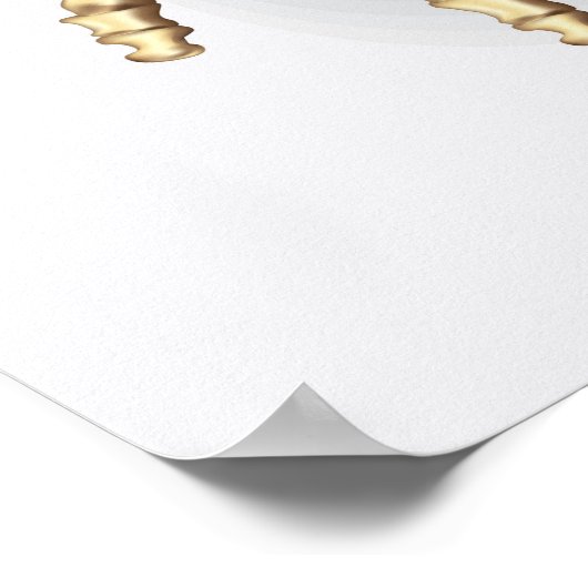 ヒト足骨 ポスター (角)