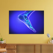 ヒト足3 キャンバスプリント (インサイチュ (リビング))