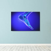 ヒト足3 キャンバスプリント (インサイチュ (ウッドフロア))