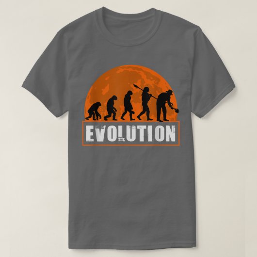 ヒト農家進化おもしろい農家進化474 Tシャツ (デザイン正面)