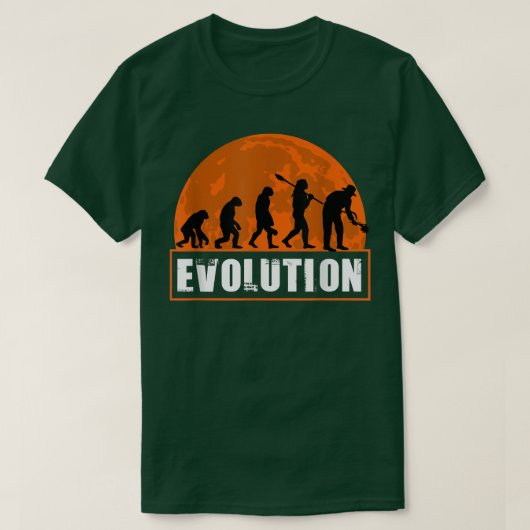 ヒト農家進化おもしろい農家進化476 Tシャツ (デザイン正面)