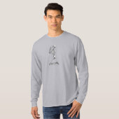 ヒト骨格解剖学 Tシャツ (正面フル)